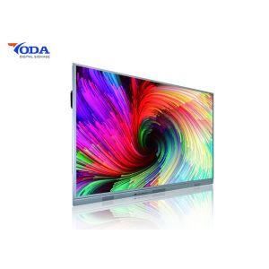 China 65 Inch Interactive Flat Panel 350cd/m2 LCD  Touch Screen  For Classroom on sale