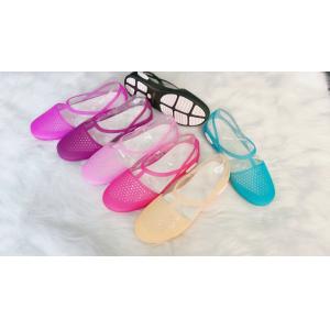 China Flat Beach Women Jelly Sandals Footwear High Quality wholesale