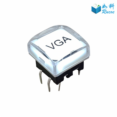Illuminated LED Push Button Switch For Console