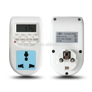 China Wenzhou manufacturer EU Type AL-06 auto off witch timer plug wholesale
