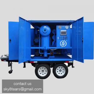 China Assen ZYD-M double stage mobile transformer oil purification machine, insulating oil clean wholesale