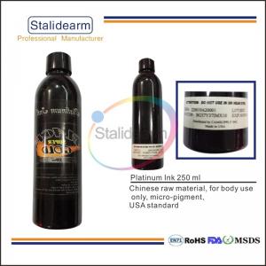 China 250Ml Platinum Ink Tattoo And Body Piercing USA Standard on sale