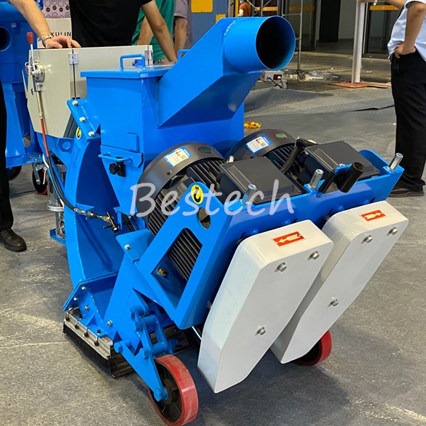 Rubber Runway Removing Marking Line Shot Blasting Machine