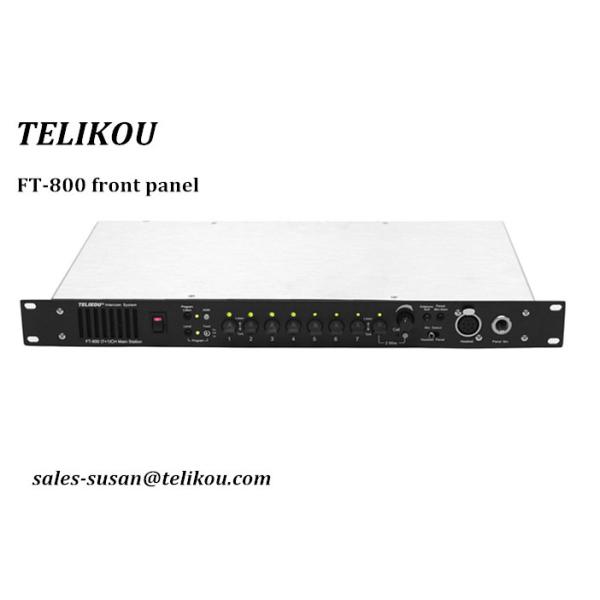 30% off !!! TELIKOU  FT-800 with tally light function wired intercom system master station RJ-45 for TV station,studio room