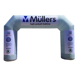 China Oxford Inflatable Finish Arch Waterproof inflatable rainbow arch wholesale