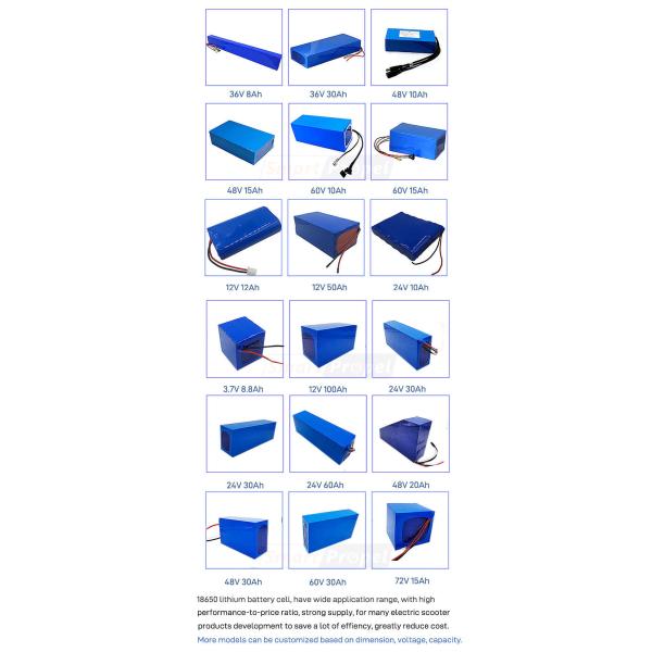 10S4P Electric Vehicle Lithium Battery 36V 8Ah 10Ah 12Ah Electric Bike Battery Pack