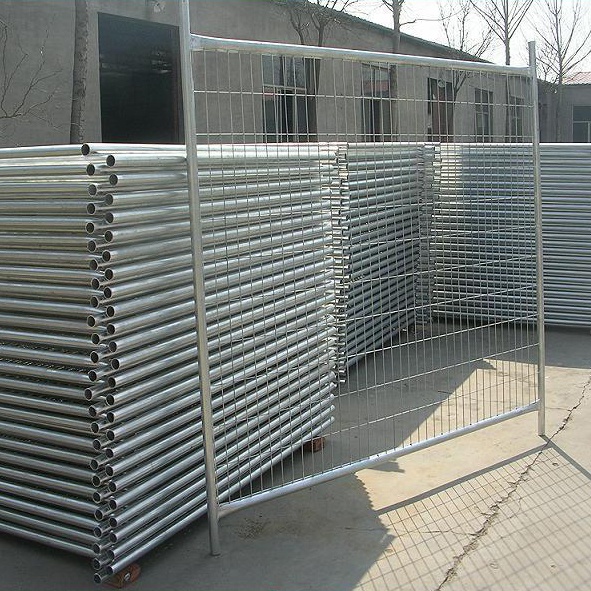 6mm 7mm Temporary Steel Fence Construction Site Temporary Fence