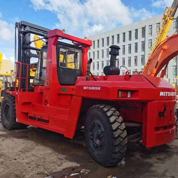 Used 25T Forklift MITSUBISHI FD250 Container Handler Port Equipment Special