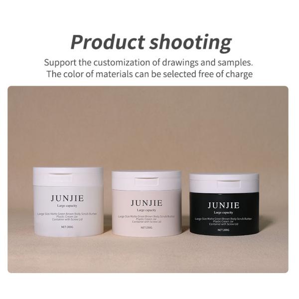 PP Refillable Cosmetic Container Luxury Cream Jar With Lid