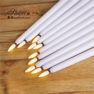 China LED Taper Wedding Candles Centerpieces Decoration Remote Control Long wholesale