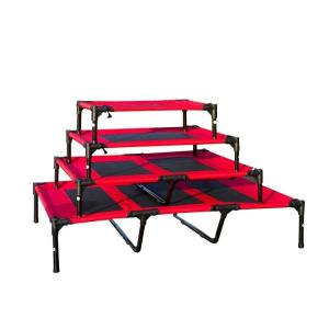 China Red 1680D Elevated Dog Cot Bed 24in Heavy Duty Raised Dog Bed on sale