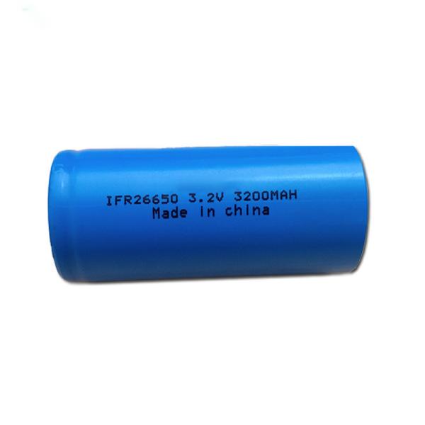 Lithium Iron 3200mAh 3.2 Volt Rechargeable 26650 Batteries