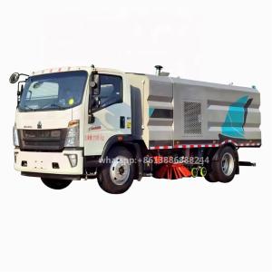 China Howo  10000 Liters Road Washer  Road Sweeping Truck    Cleaning Truck on sale