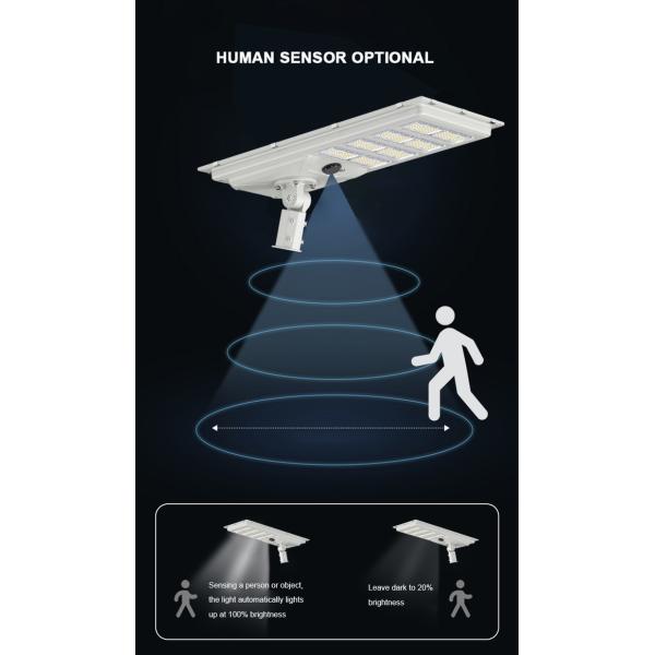 180lm/W Moduler LED Solar Street Lights Outdoor Waterproof with Automatic Sensor