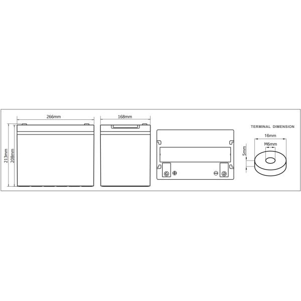12V 70AH UPS Duration Top Terminal Battery , Telecom Backup Batteries