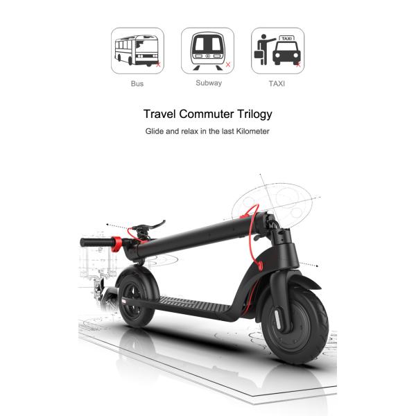 Durable Powerful Electric Scooter , Lightweight E Scooter Wear Resistant