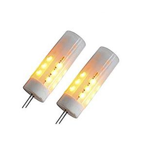 China 2w 1600k Led Flame Effect Flickering Fire Light G4 Flickering Candelabra Bulb on sale