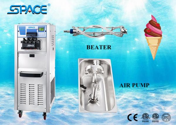 Quality Full Stainless Steel Commercial Ice Cream Machine With LCD Display Screen for sale