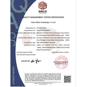 Nisko Hardware Tech Co., Ltd. Certifications