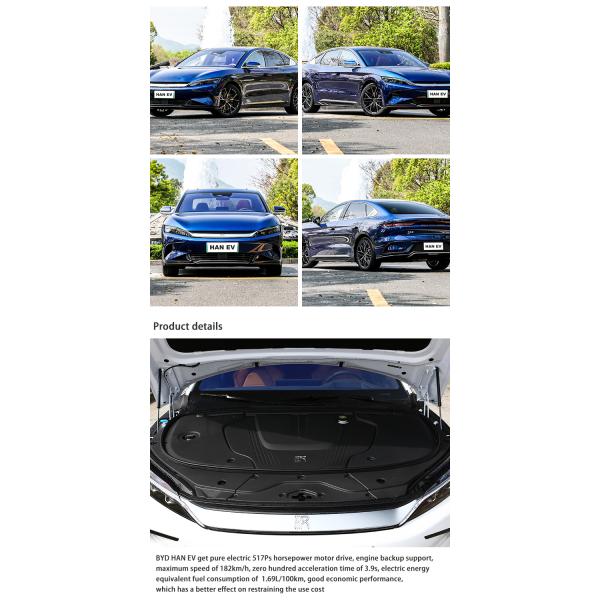 Auto Used Electric EV Cars 715km Powerful New Energy Vehicles