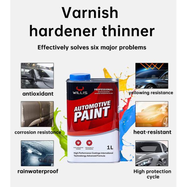High Concentration Automotive Paint Hardener Self Spraying Custom Design