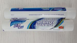 China 210g large Diameter Toothpaste Tube Plastic laminated Packaging with Transparent window wholesale