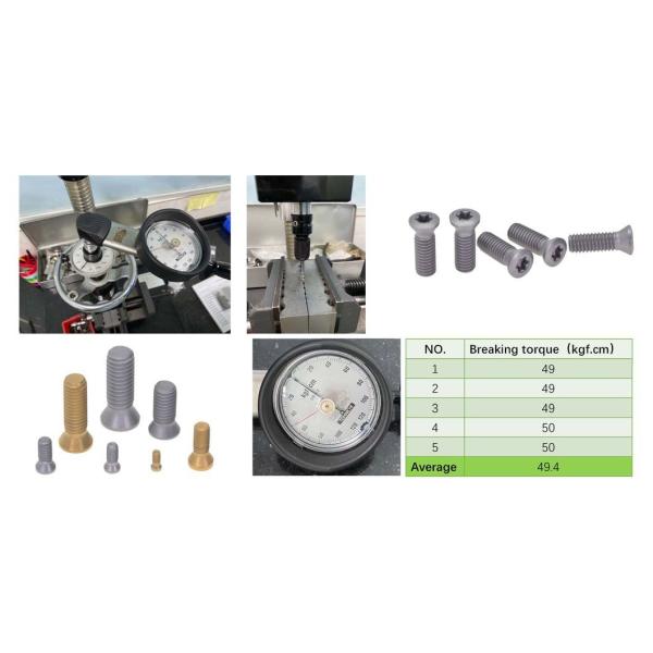 M1.6 M1.8 M2 M2.5 M3 M3.5 M4 M4.5 M5 M6 M8 Cutting Tool Screw Customized High Strength Screws for Cutting Tool Fasteners Insert and Indexable Mill Fasteners