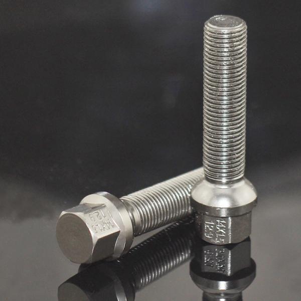 Shank 52 mm Grade 12.9 Extended Wheel Bolts for MERCEDES A/B/C/E Series m14x1.5 wheel studs