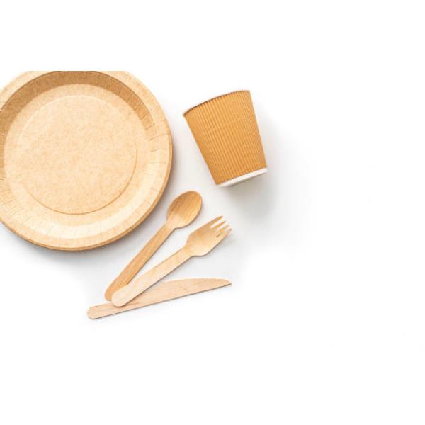 Disposable Bidegradable Wooden Knife Fork Spoon Birch Wood 16cm For Party