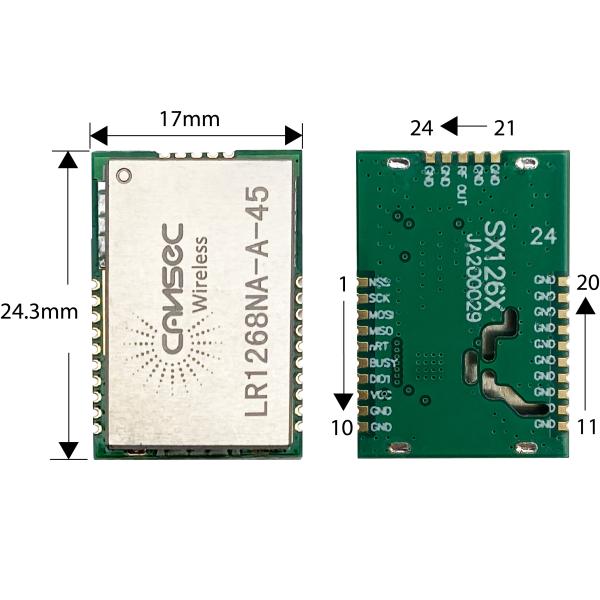 20dBm 433Mhz Lora Module SX1268 ST Module Low Power Consumption