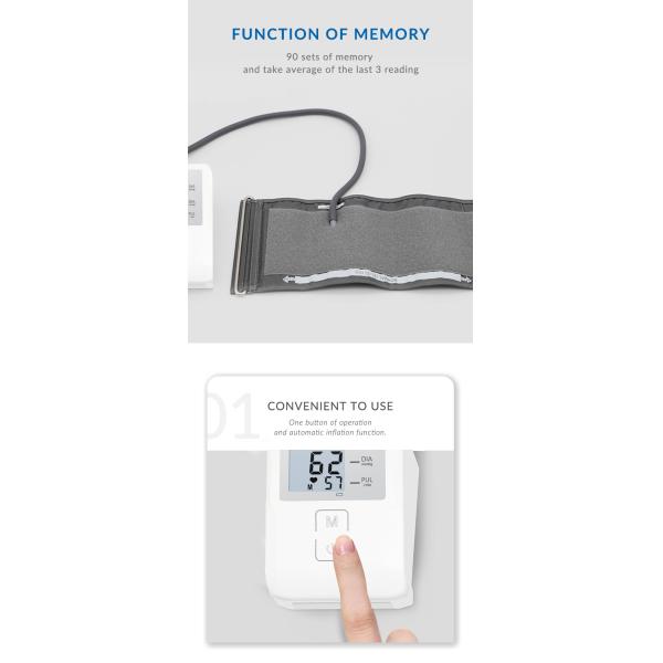 Household Upper Arm Digital Blood Pressure Meter High Blood Pressure Monitor