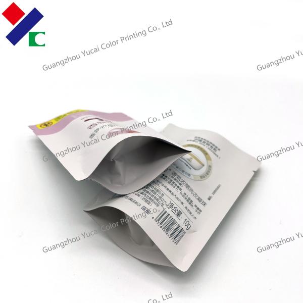 FDA Aluminum Foil Stand Up Plastic Pouch Packaging Mositure Proof