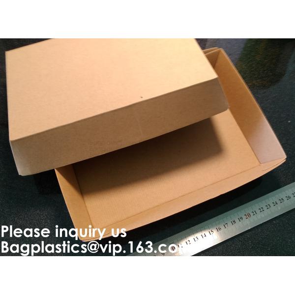 Disposable F Flute Corrugated Kraft Paper Food Tray For Hot Dog Burger Fries Triangle Packaging Pizza Box, Bagease, Bagp