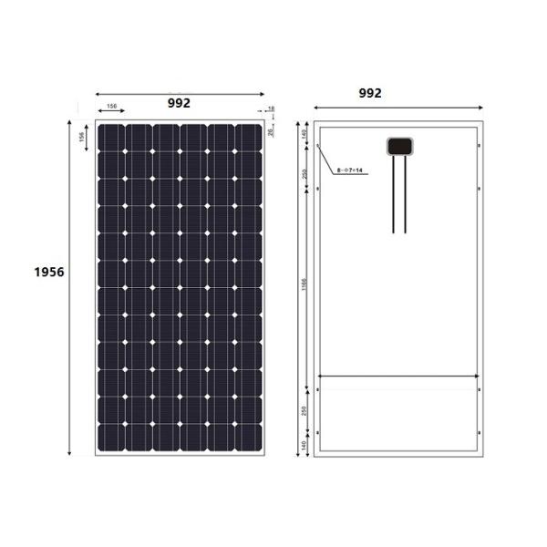 Unique Frame Design Monocrystalline Solar Module With High Mechanical Strength