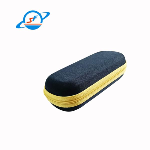 Customized Knitted Fabric EVA Glasses Case For Kids Scratch Resistant