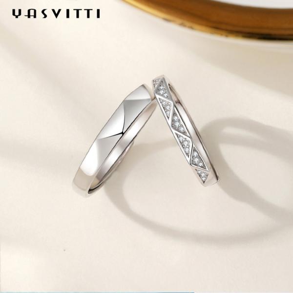 0.074oz 0.8ft 925 Sterling Silver Rings 5A Sterling Silver Engagement Ring