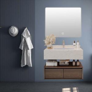 China Solid Wood Vanity Unit Bathroom Furniture Wall Mount Bath Vanity wholesale