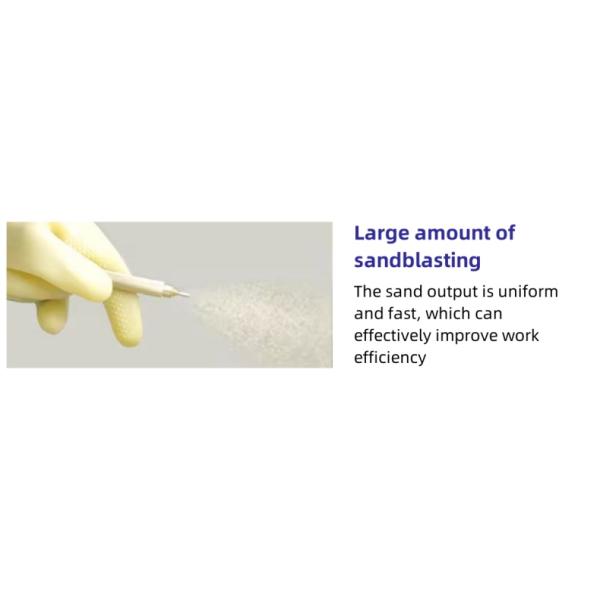 Double Tank Dental Lab Sandblaster porcelain Crowns Polishing Dental Nozzle Sandblasting