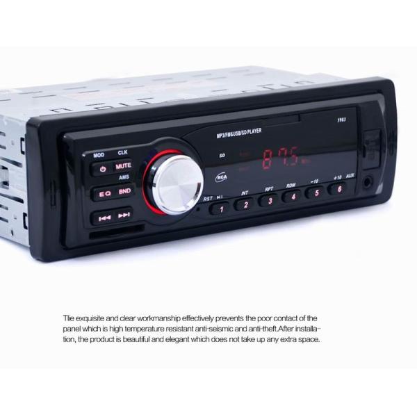 Ouchuangbo car mp3 media player audio stereo with radio USB SD aux 5v charing