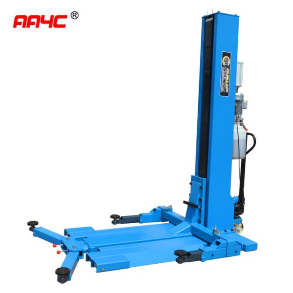 AA4C 1 Post Car Lift Hydraulic One Post Vehicle Lift Single Post Car Hoist 2.5T 1.8M Car Parking Lift