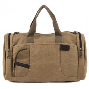 China Retro Classic Cotton Canvas Weekend Travel Duffel Bag on sale