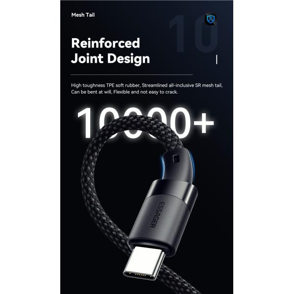 USB C To USB C Magnetic Cables 100W 1m 480Mbps ES-X53 Series