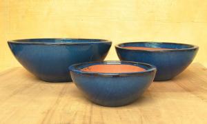 China Outdoor Ceramic Pots, Ceramic Planter, Glazed Pots, Flower Pots, Garden Flower Pots GW1177 Set3 wholesale