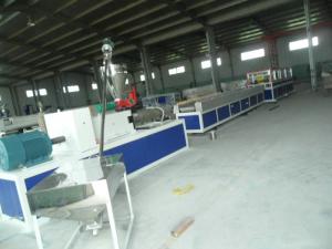 China PE PP Plastic And Wood Foam Plastic Sheet Extrusion Line 1 Year Warranty wholesale