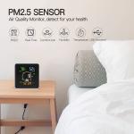 PM2.5 Indoor Air Quality Meter Wifi Tuya Gas Analyzer For Monitoring Humidity