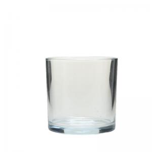 China Crystal Glass Votive Candle Holders 550ML Glass Candle Containers Customized wholesale