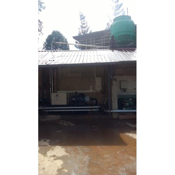 -5 Degree C Brewery Dairy Water Cooled Screw Glycol Chiller For Cooling Jacket