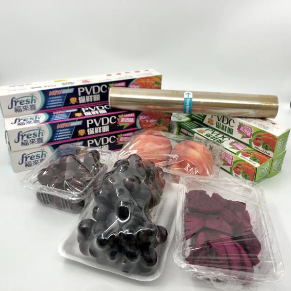 Anti Fog food grade wrapping film PVDC Taste Holding stretch film wrap