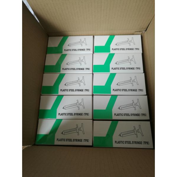 Poultry ISO19001 Vaccinator Plastic Steel Syringe 10ml Luer Lock Syringe Reusable