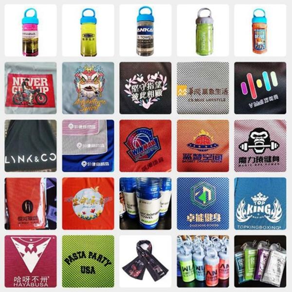 Highly Absorbent Sports Cooling Towel Skin Friendly Custom Cooling Towels